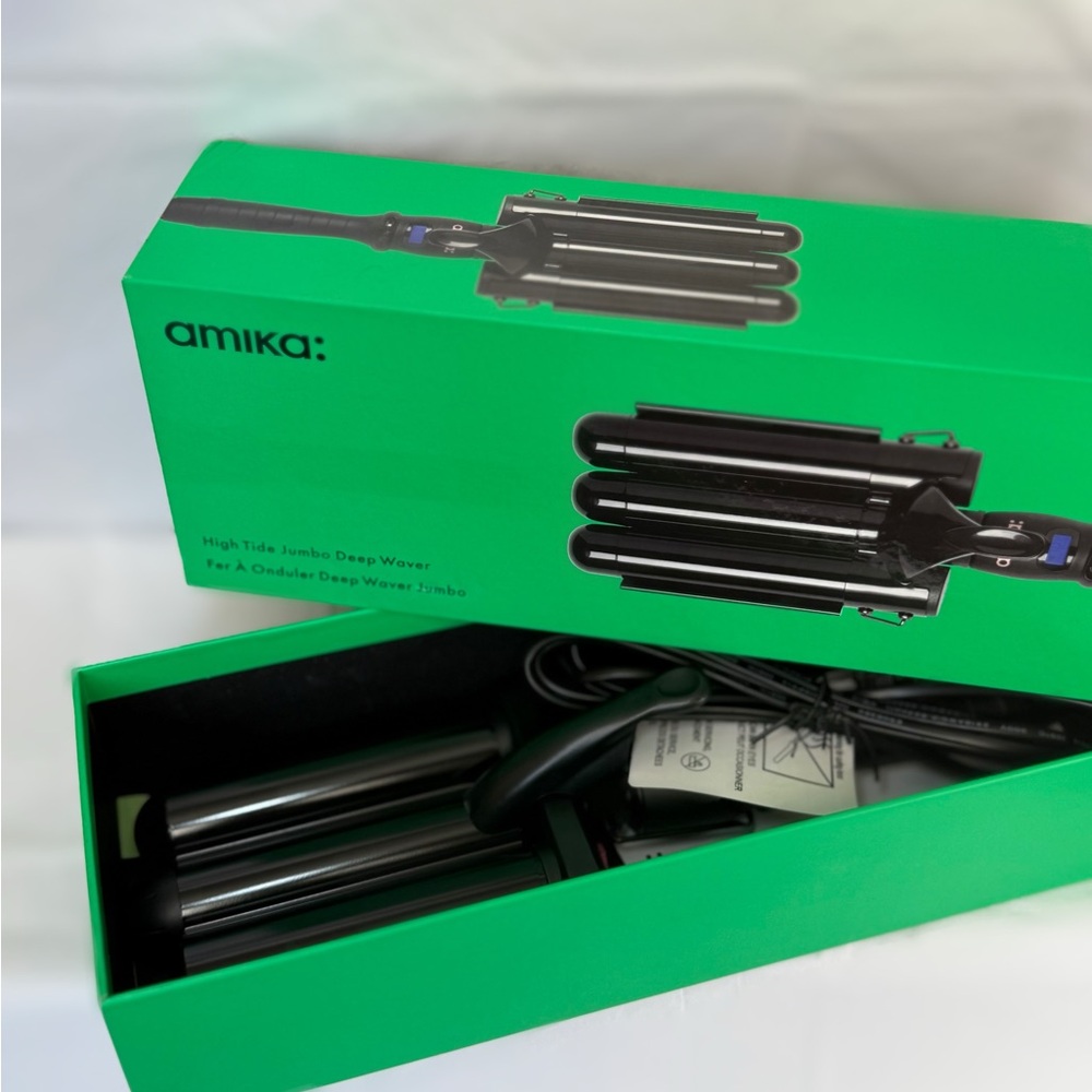 Amika High Tide Jumbo Deep Waver - Green